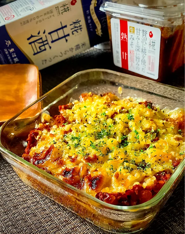 Snapdishの料理・レシピ写真:新じゃがの発酵ミートソースグラタン｜大豆ミートで春ごはん♪