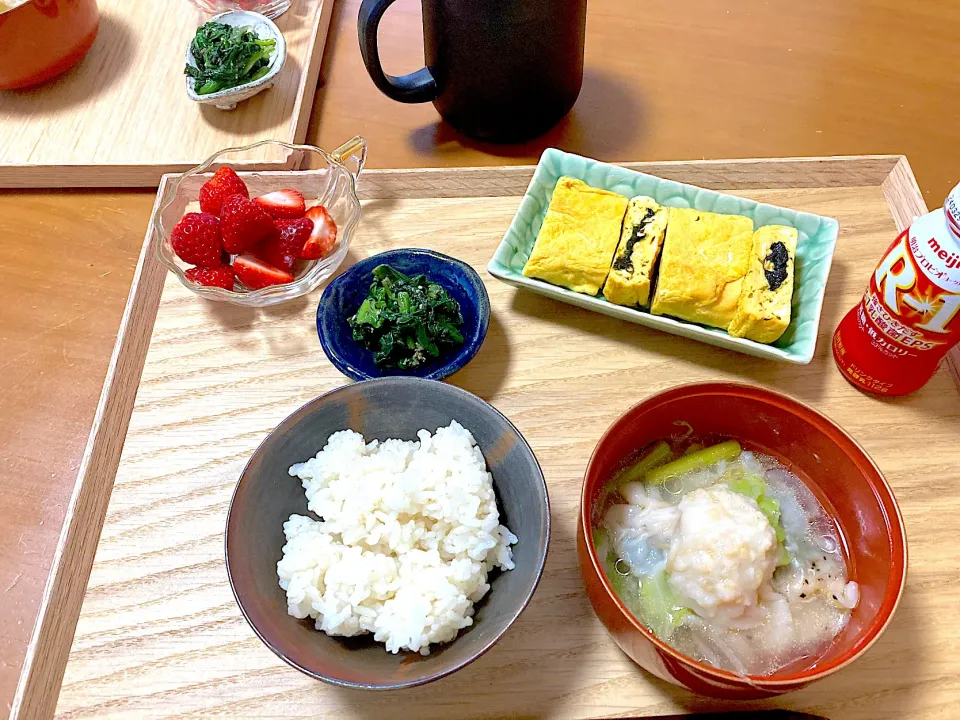 Snapdishの料理写真:朝ごはん3/26|さくたえさん