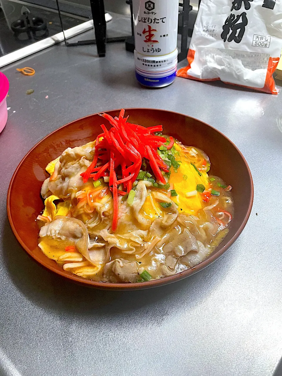 焼飯天津飯　アグー豚餡|そめさん