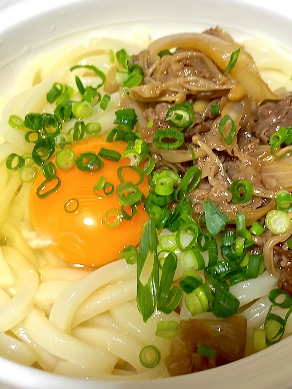 Snapdishの料理写真:ぶっかけ肉うどん◥█̆̈◤࿉∥|miiina・＊・さん