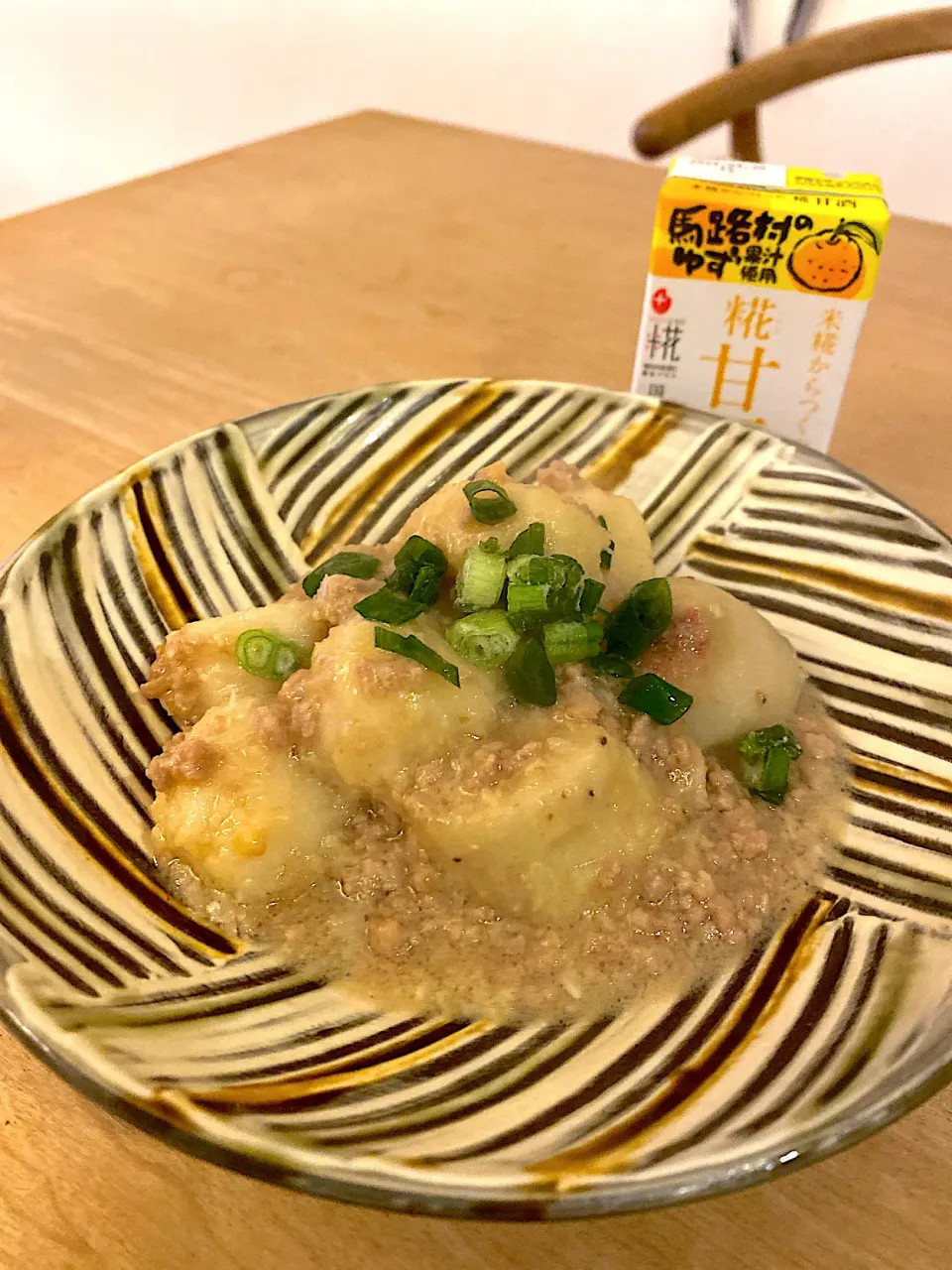 ゆず麹甘酒入り里芋の白味噌煮|すずさん