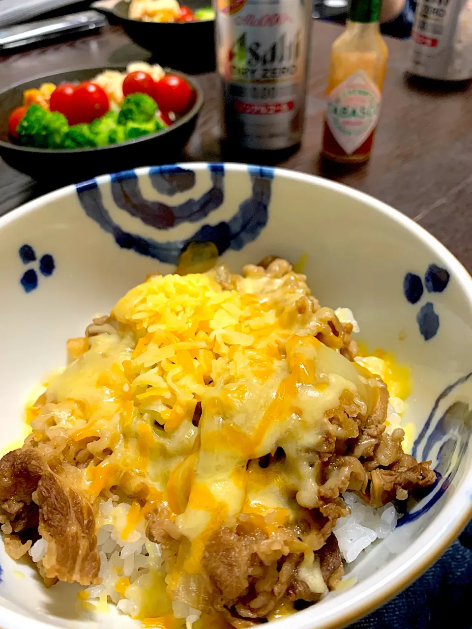 チーズ牛丼🧀♪|かりんとうのヒゲさん