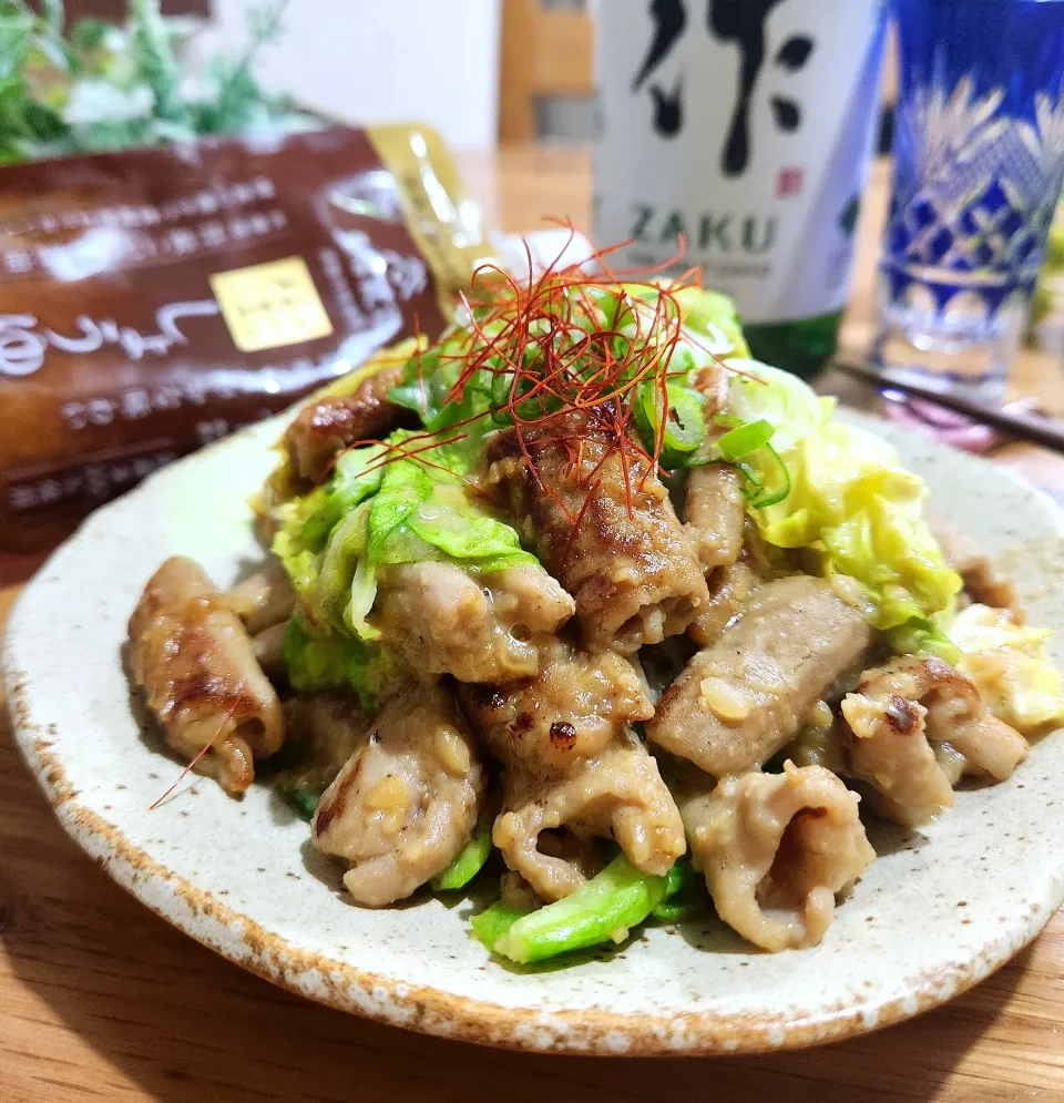 白味噌と生しょうゆ麹のホルモン焼き|ナオミさん