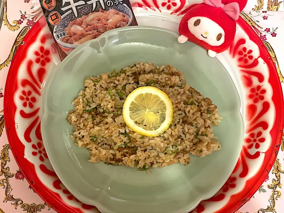 吉野家の牛丼の具のチャーハン🍚✨|るりさん