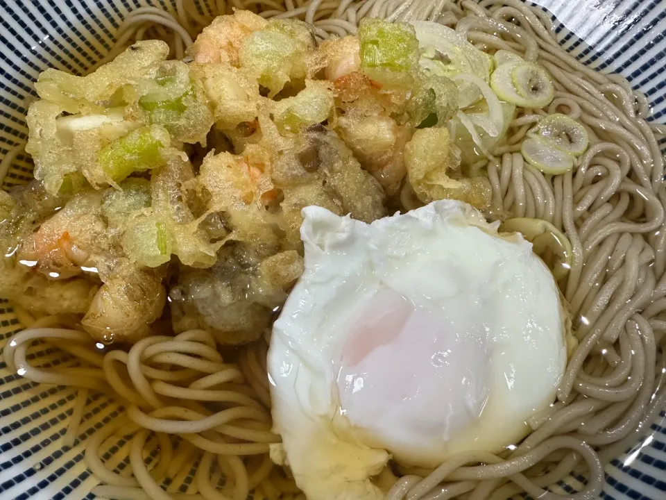 Snapdishの料理写真:かき揚げ蕎麦|まささん