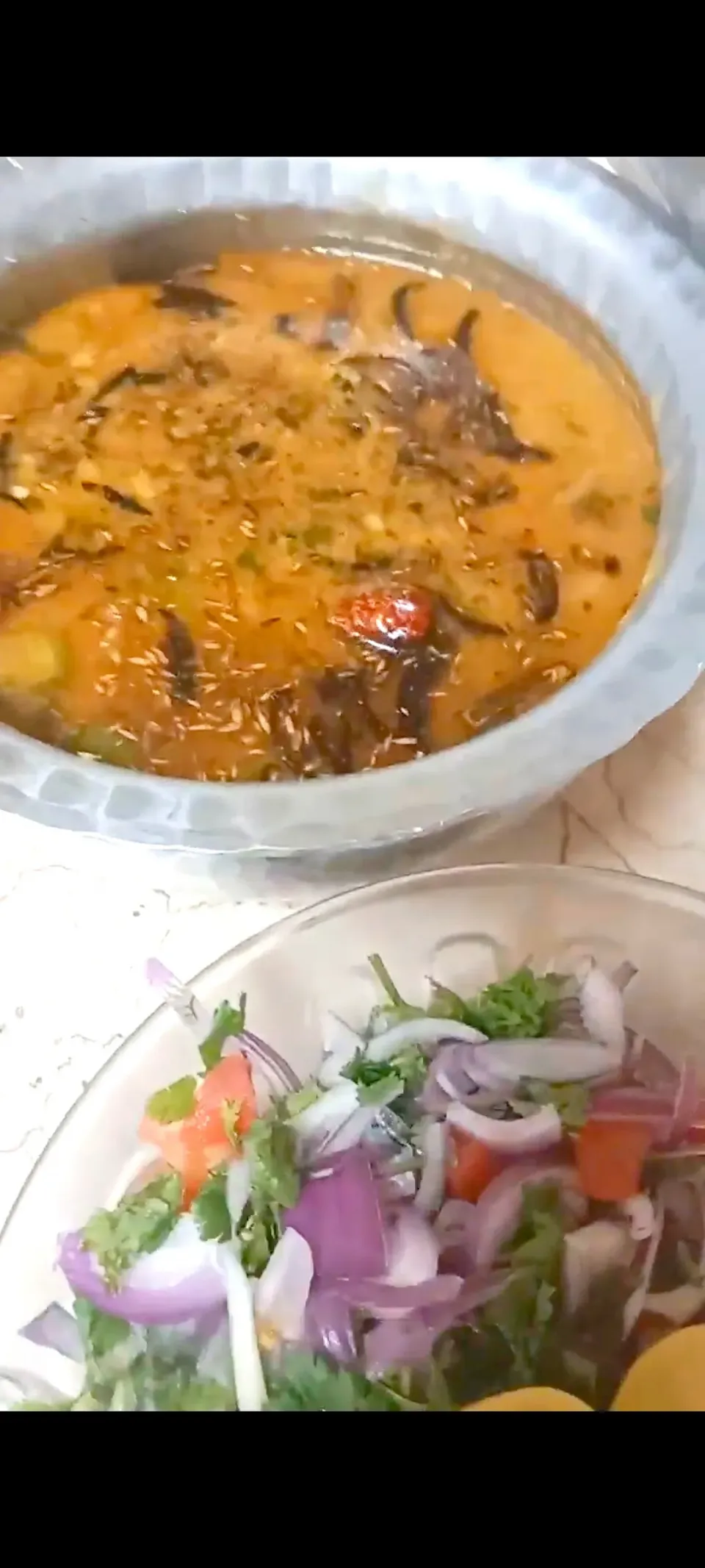 #Masoor Daal With Onion🧅 Salad🥗|Amna fahadさん