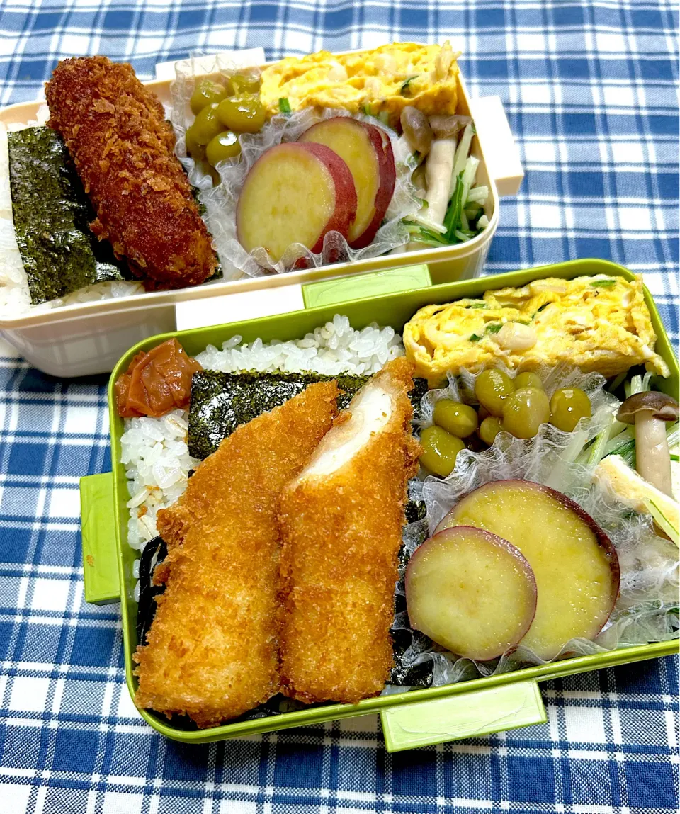 鯛ちくわとウィンナーフライ弁当|kiusoudaiさん