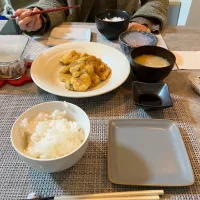 Snapdishの料理写真:鶏のみぞれ和え、しゅうまい|わたっちさん