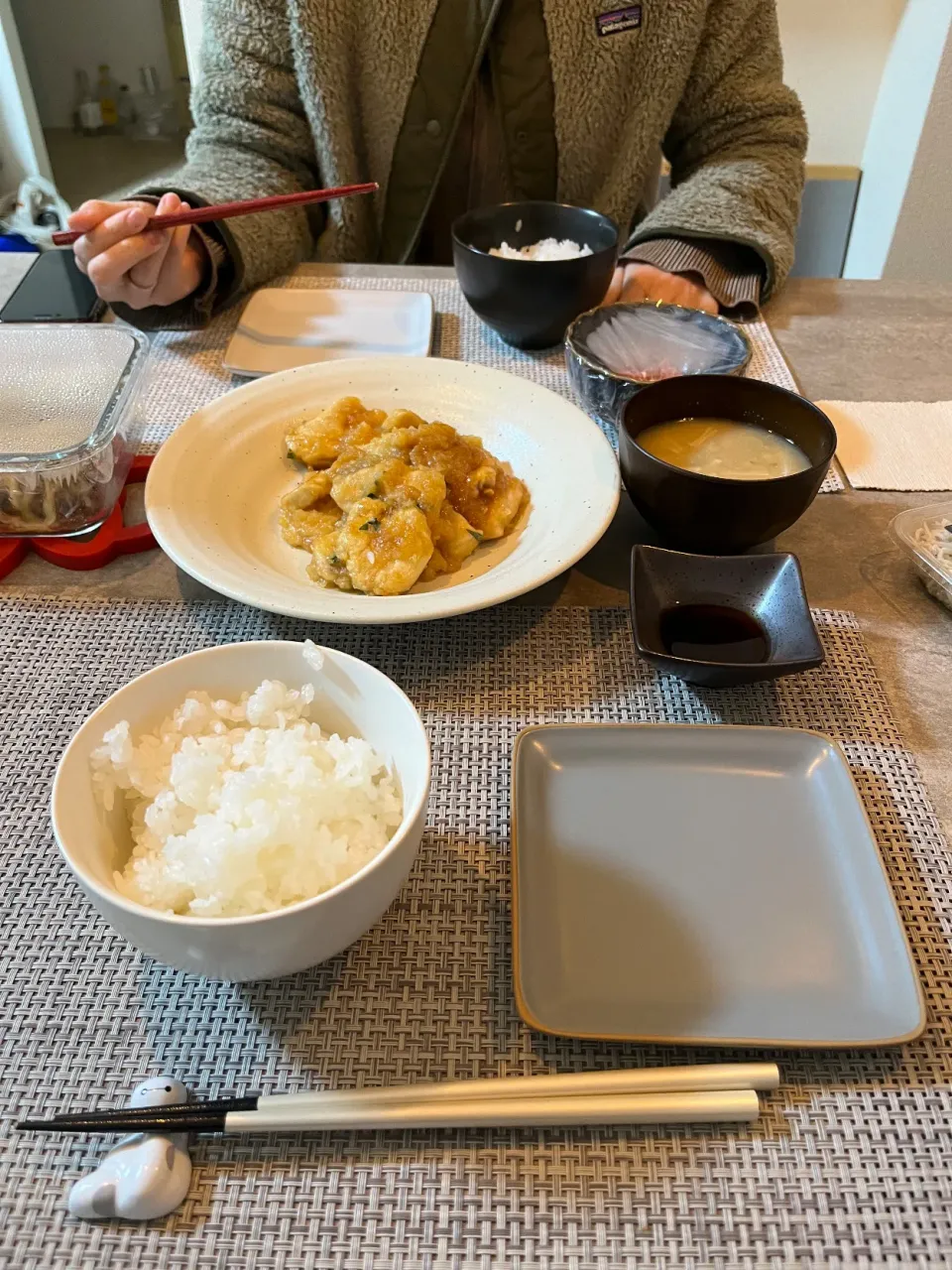 Snapdishの料理写真:鶏のみぞれ和え、しゅうまい|わたっちさん