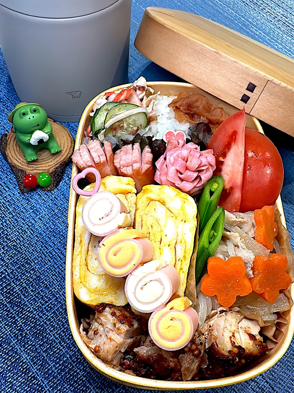 Snapdishの料理写真:‪ ·͜·旦那さんのお弁当 2024.03.29‪ ·͜·|ももママンさん