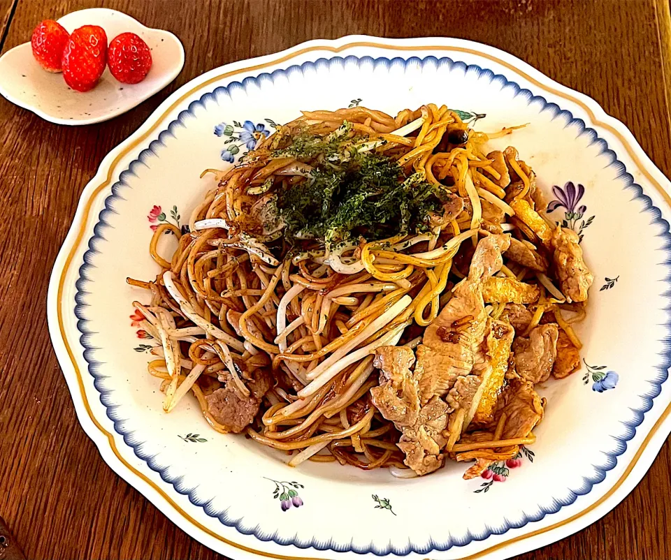 ランチ♯焼きそば|小松菜さん