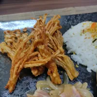 Snapdishの料理写真:フライドえのき|ちーたまさん