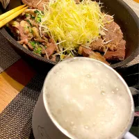 Snapdishの料理写真:ただ肉焼いただけなんだけど|あっさんさん