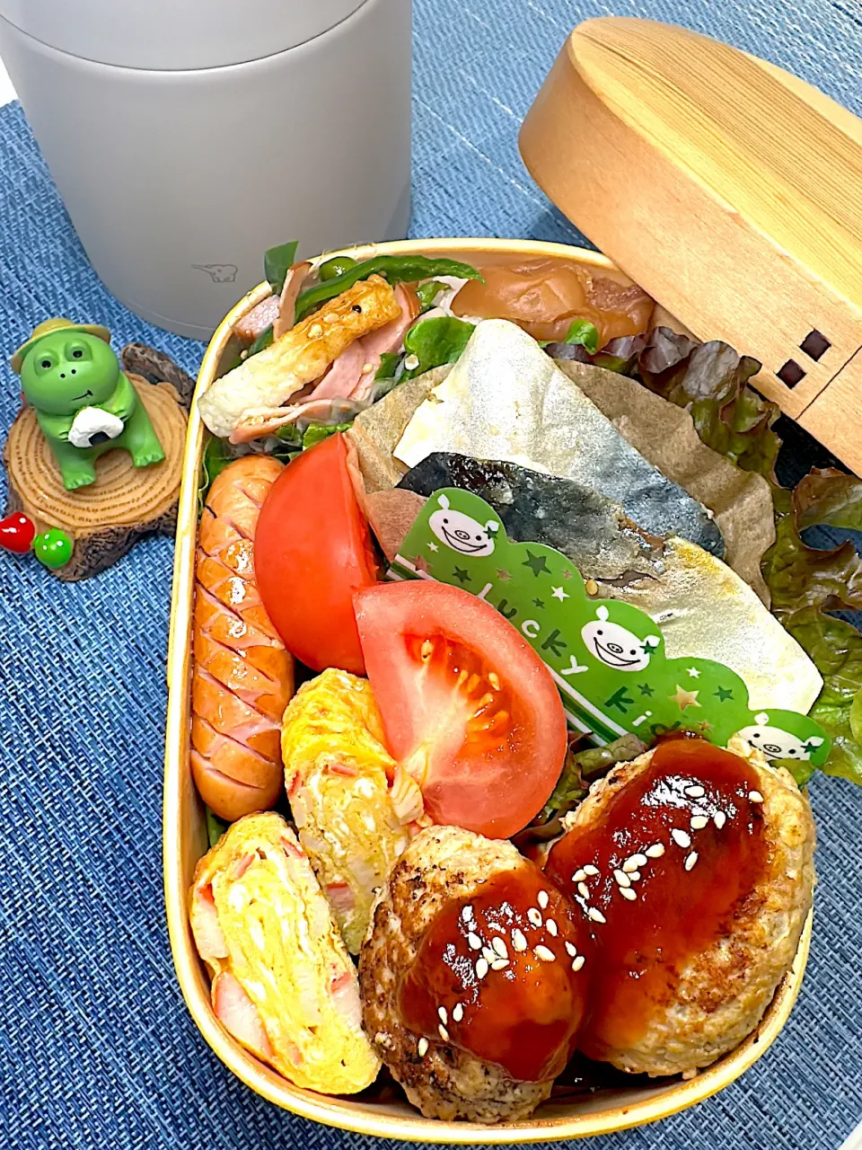 Snapdishの料理写真:‪ ·͜·旦那さんのお弁当 2024.03.30 ‪ ·͜·|ももママンさん