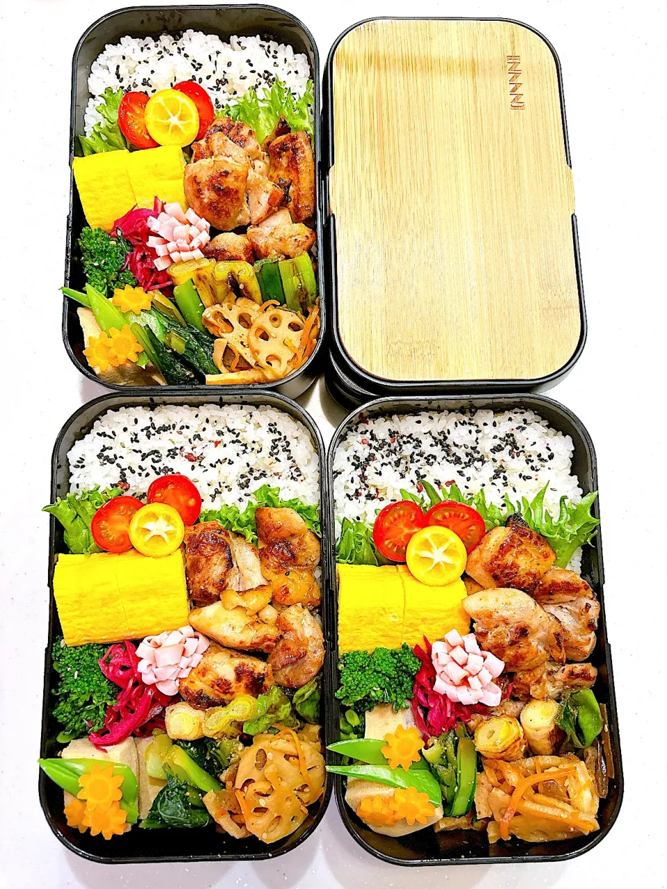 2024,03,30 塩麹チキンお弁当|kayoo_ch517♡3太郎1姫２モル♡81line Maさん