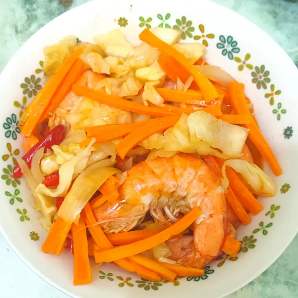 Mix Veggies with Prawn|simatasepetさん