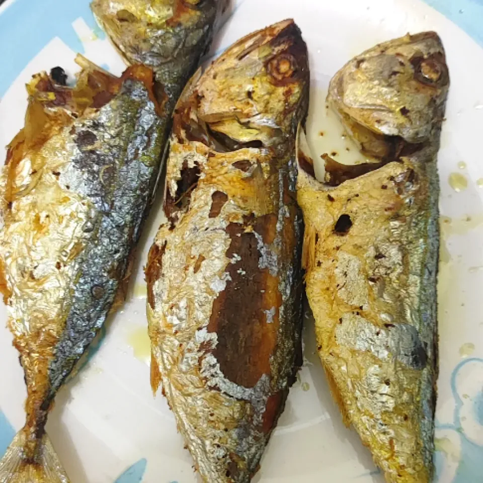 Boiled and fried mackerel|simatasepetさん