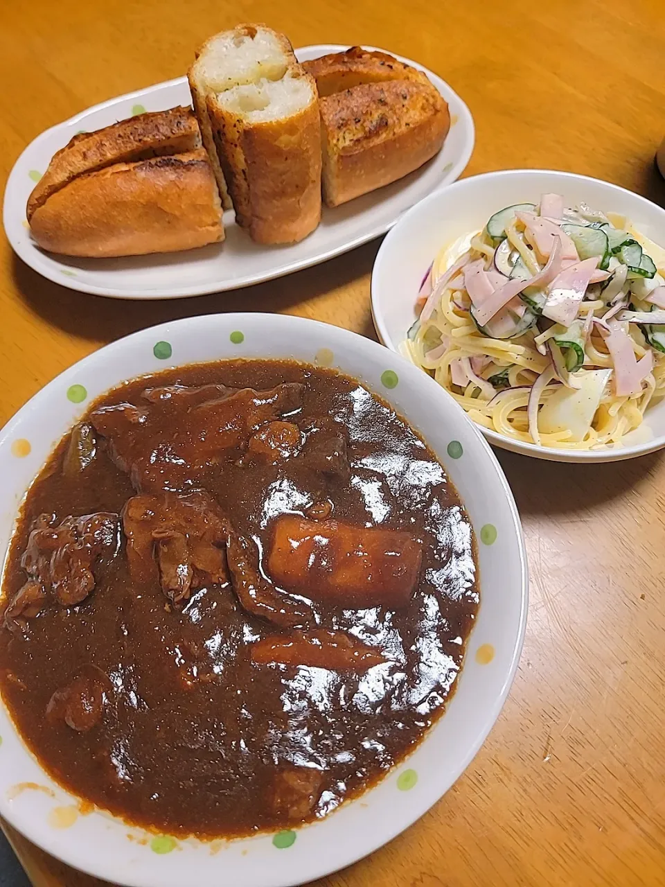 Snapdishの料理写真:本日(2024.03.30)のお夕飯♪|marikuruさん