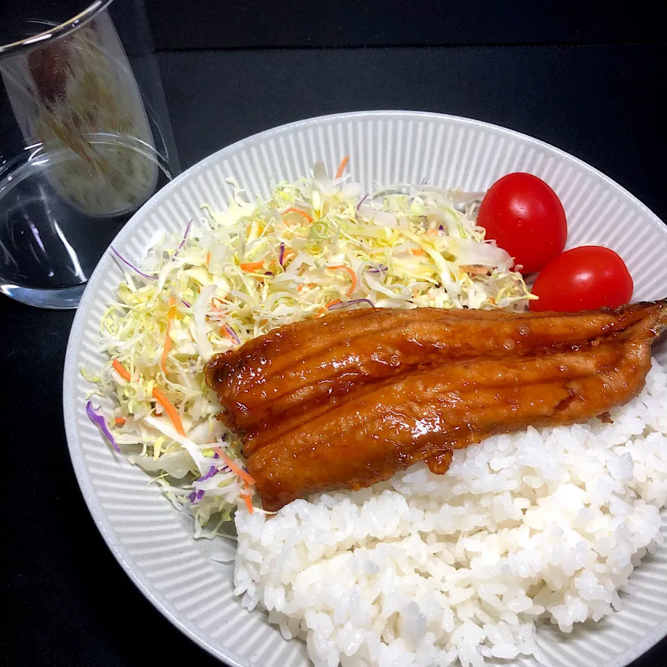 20:39 さんま蒲焼きごはん|へれ子さん