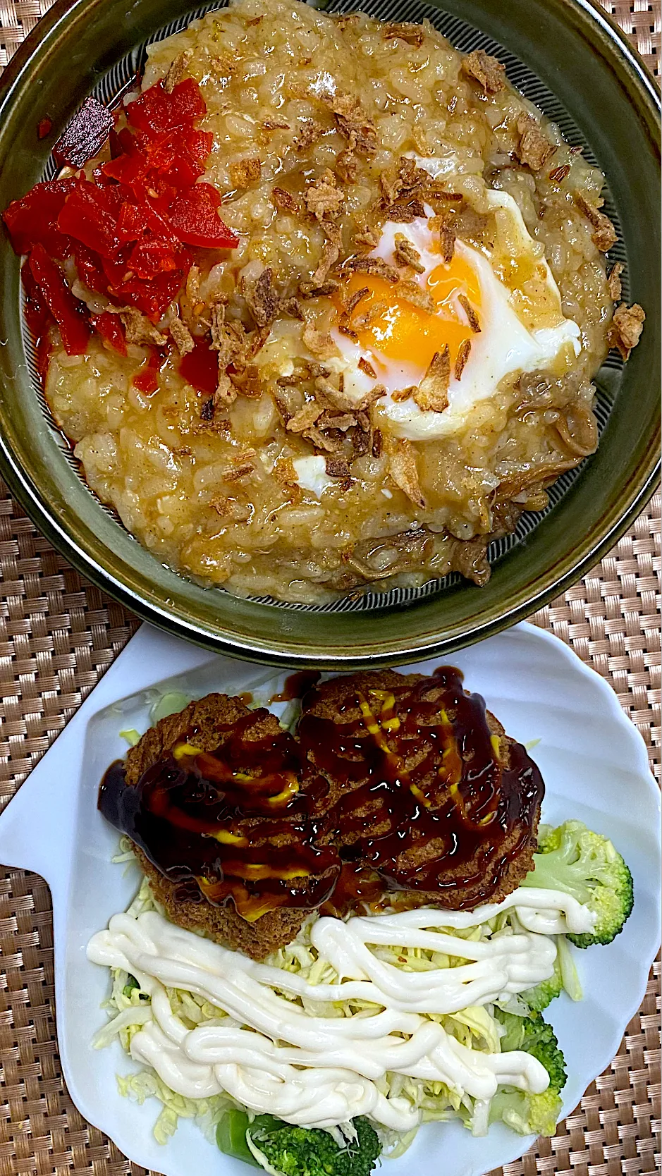 Snapdishの料理写真:カツカレー丼セット|すくらんぶるえっぐさん