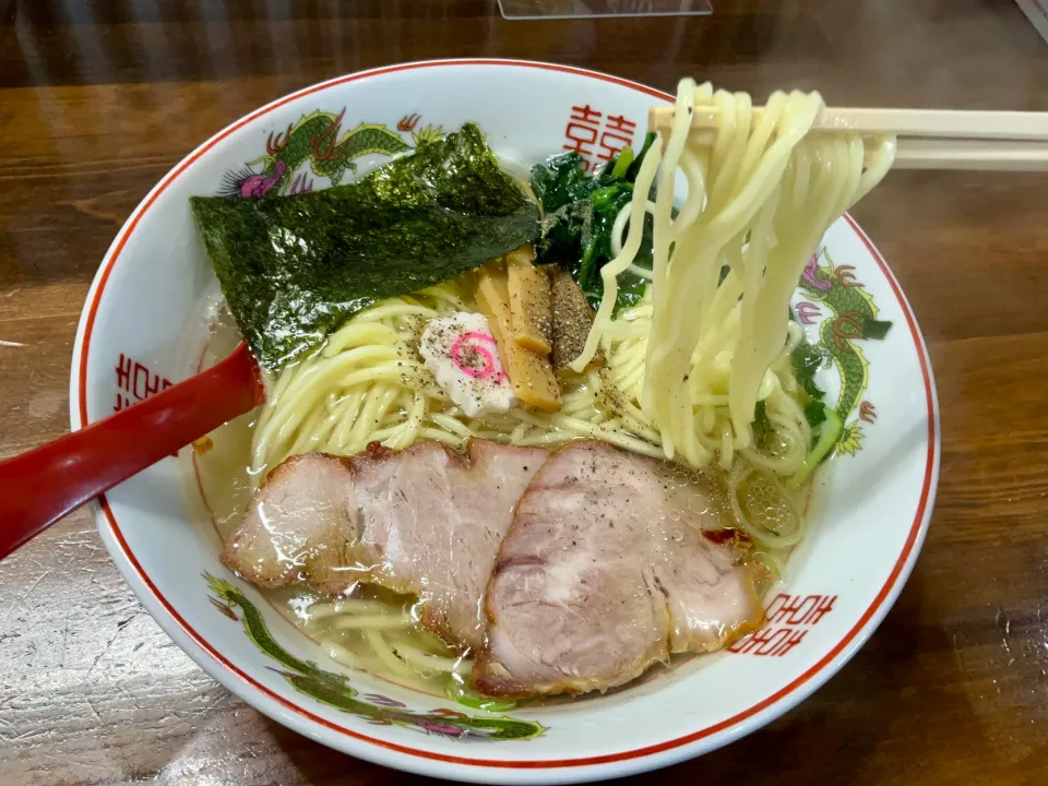 年度初め時は「塩」から
#むじゃき
#塩ラーメン
#生姜が効いてる
#あっさり系
#小美玉のラーメン|Takeshi  Nagakiさん