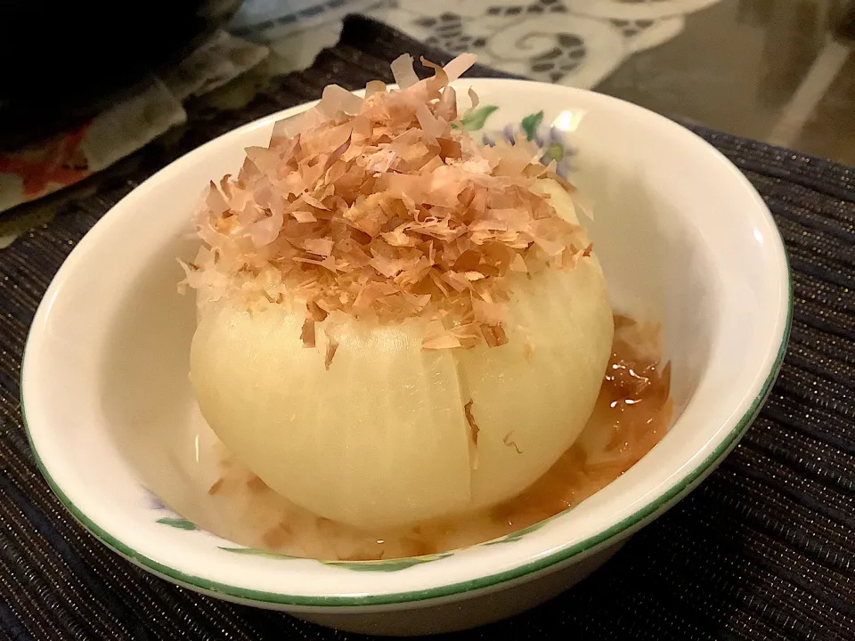 新玉ねぎのレンチン料理😋|アライさんさん