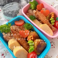 Snapdishの料理写真:春休み弁当|ゆいすけけさん