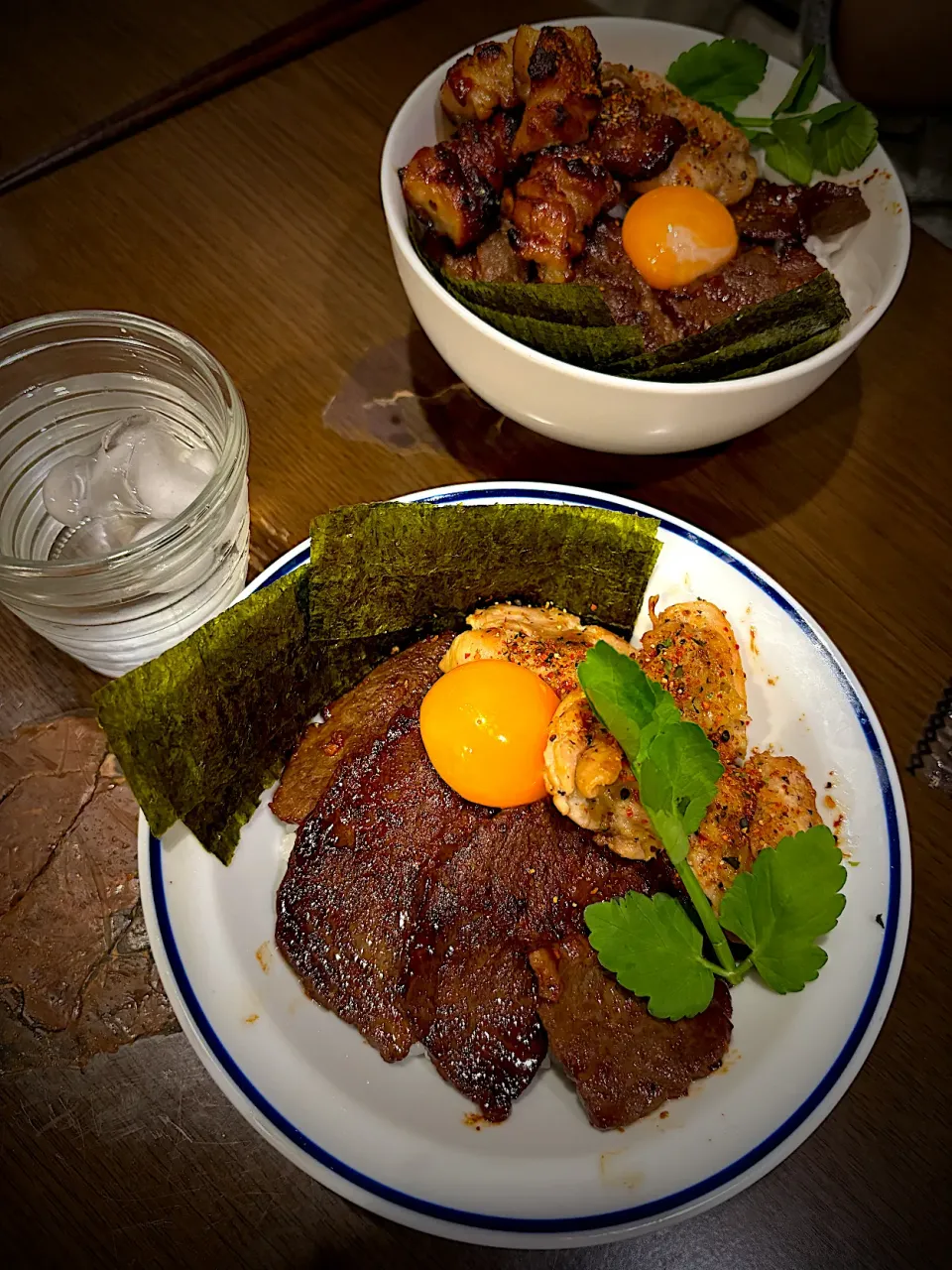 牛焼肉＆焼き鳥丼|ch＊K*∀o(^^*)♪さん