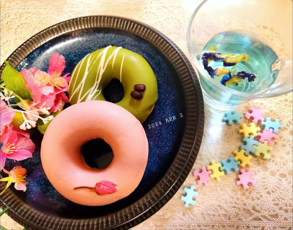 💙ライトブルー桜🌸2024💙|かのりさん