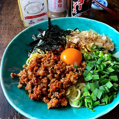 「五香塩」を使ってみたSnapdishの料理・レシピ写真:台湾まぜそば ~おいしい世界ごはん