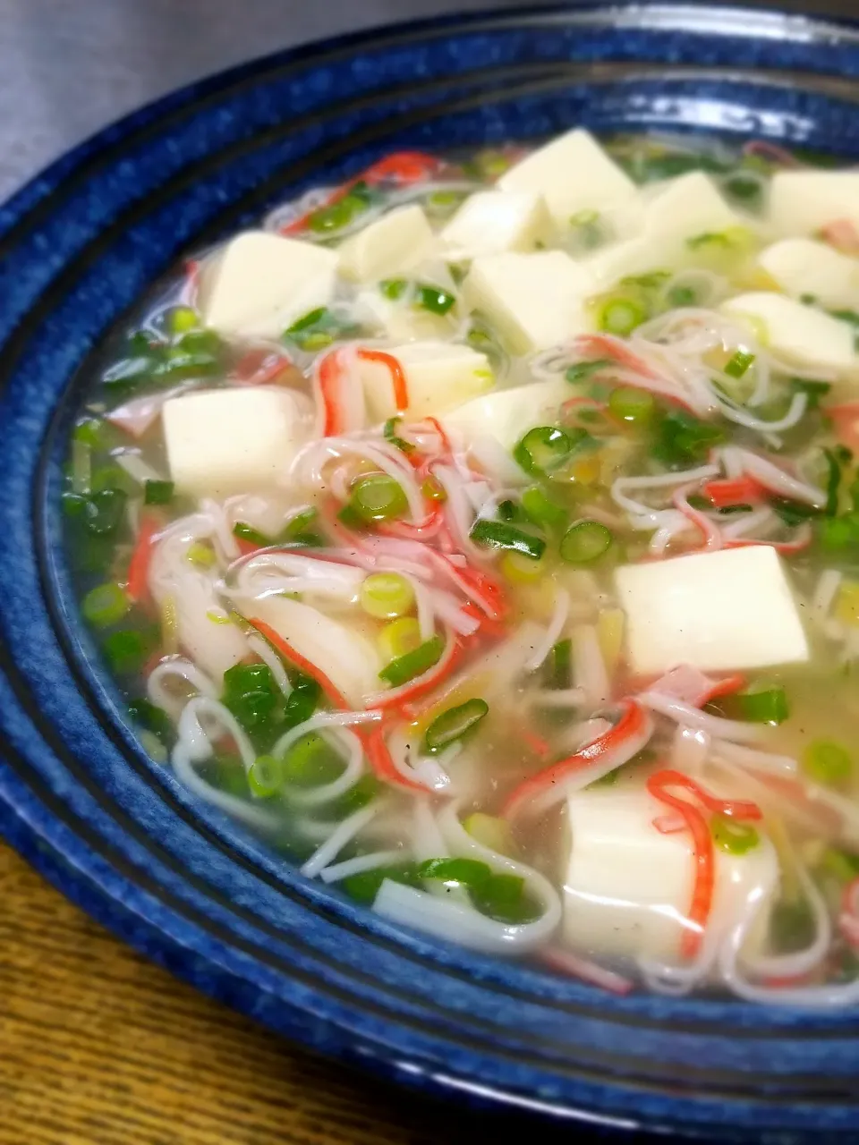 パパ作👨カニカマと豆腐の煮込み|ぱんだのままんさん