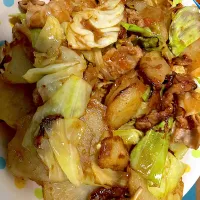 Snapdishの料理写真:味噌肉キャベツ|しょーごさん