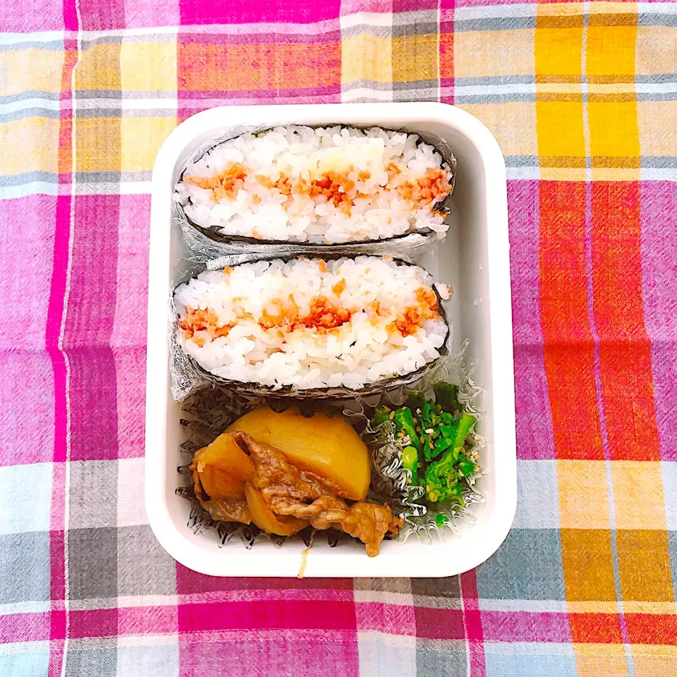 4月1日（月）　おにぎらず弁当🍱|しましまさん