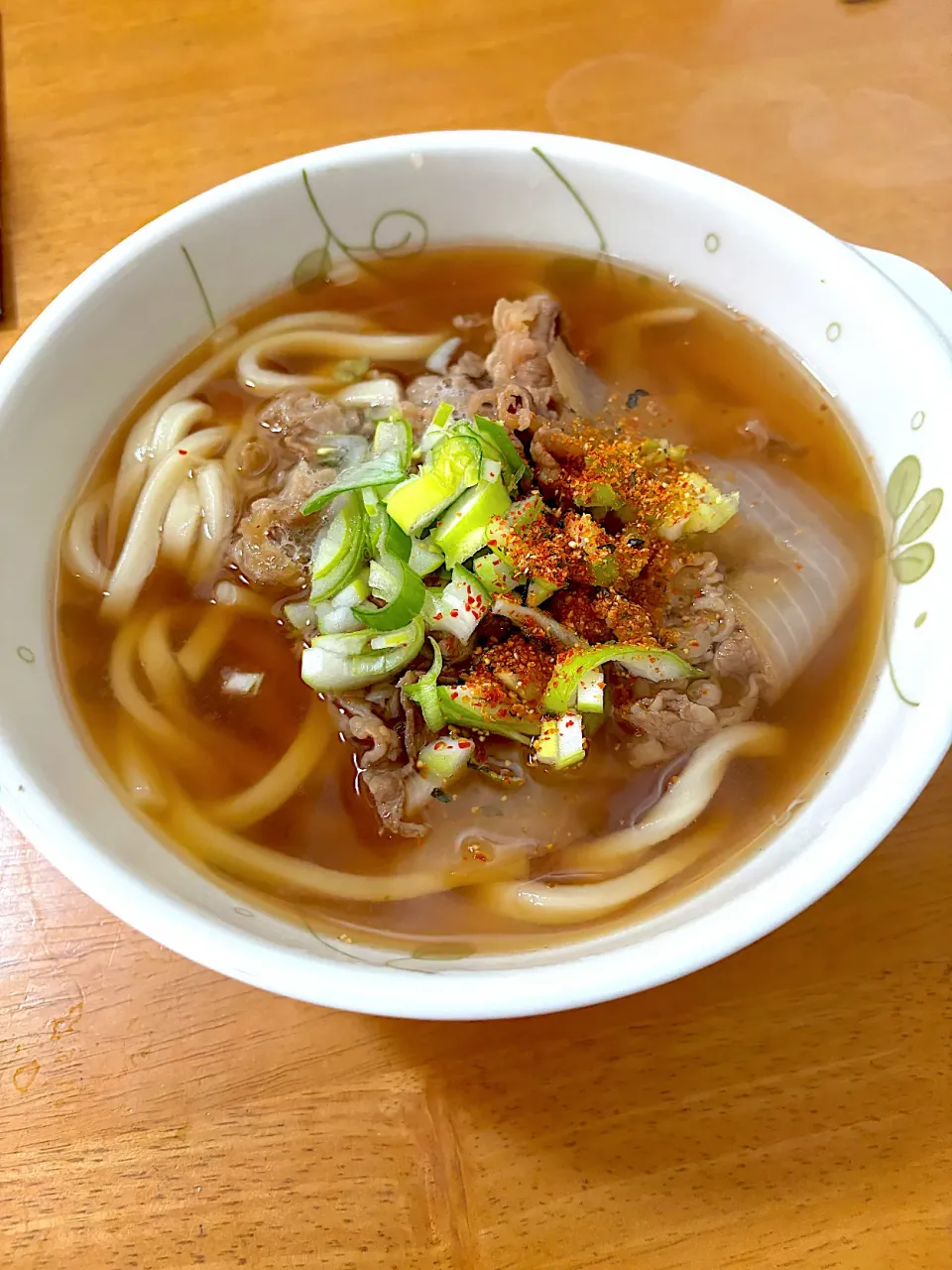 吉野家の冷凍牛丼の具で肉うどん|めぐみさん