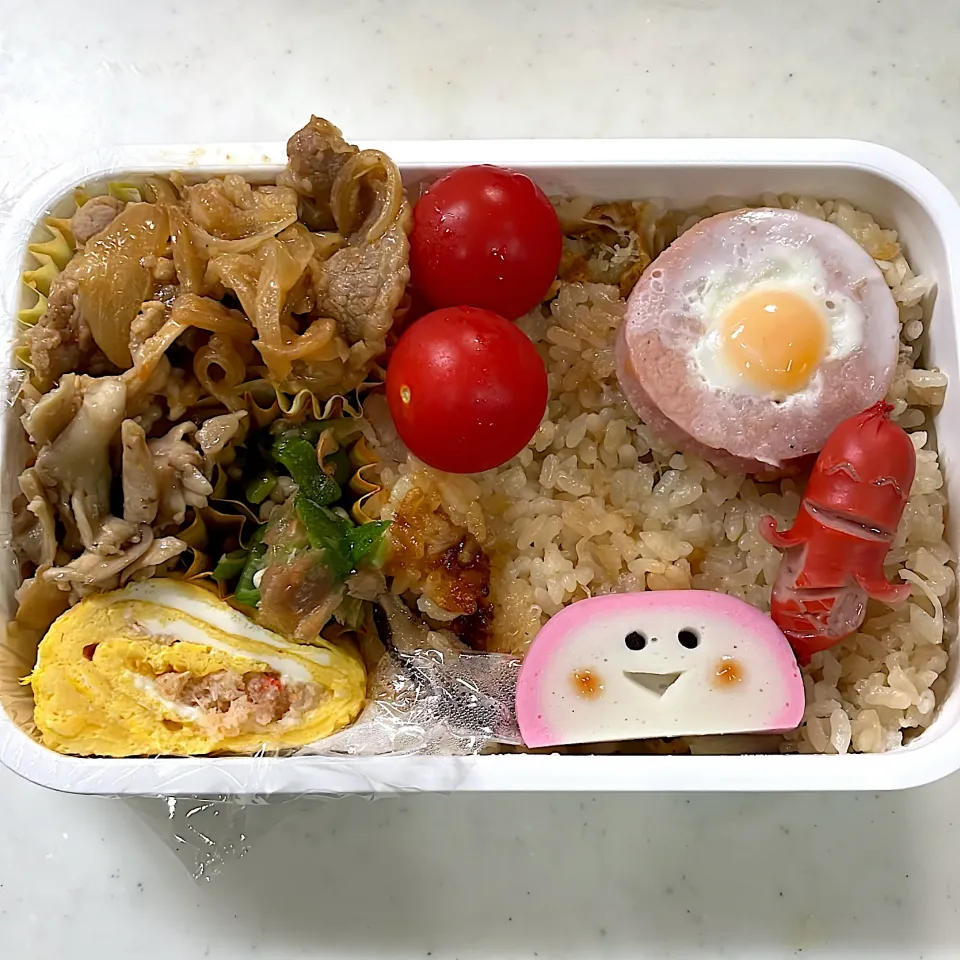 Snapdishの料理写真:2024年4月3日　オレ弁当♪|クッキングおやぢさん