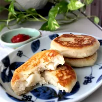 ポテトチーズパンケーキ　Potato Cheese Pancakes