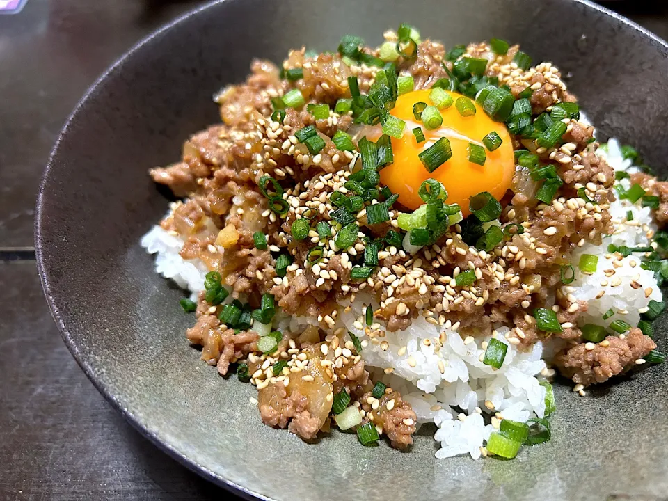 肉みそそぼろ丼|ハルさん