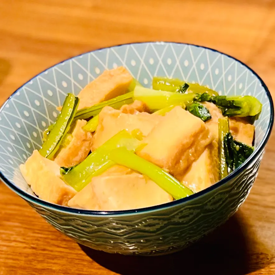 小松菜と絹揚げの煮物|アッコちゃん✨さん