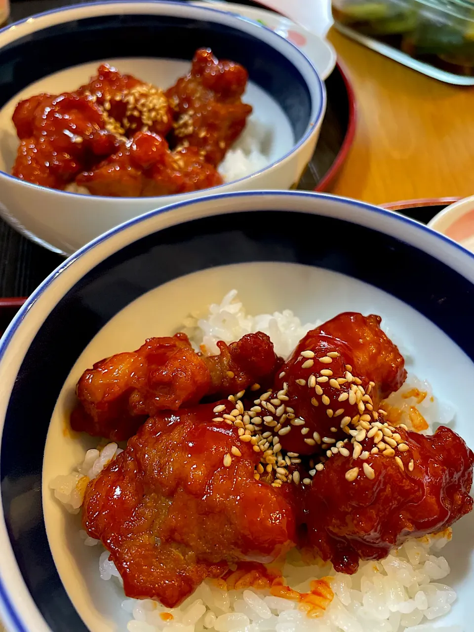 ヤンニョムチキン丼|Mikaさん