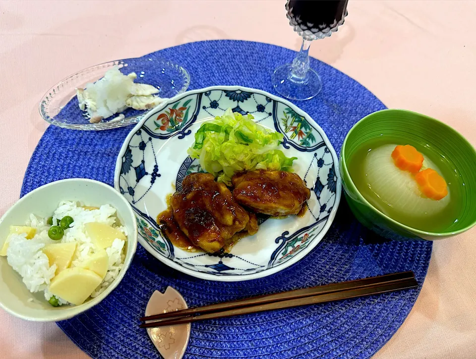 照り焼きチキンに春野菜尽くし‼︎|Seikoさん