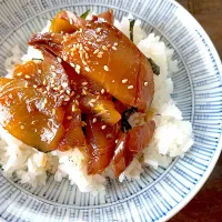 鰤の漬け丼|つーさん