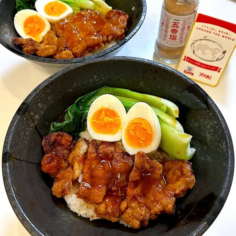 「五香塩」を使ってみたSnapdishの料理・レシピ写真:【おいしい世界ごはんパートナー】排骨飯🇹🇼パイコー飯