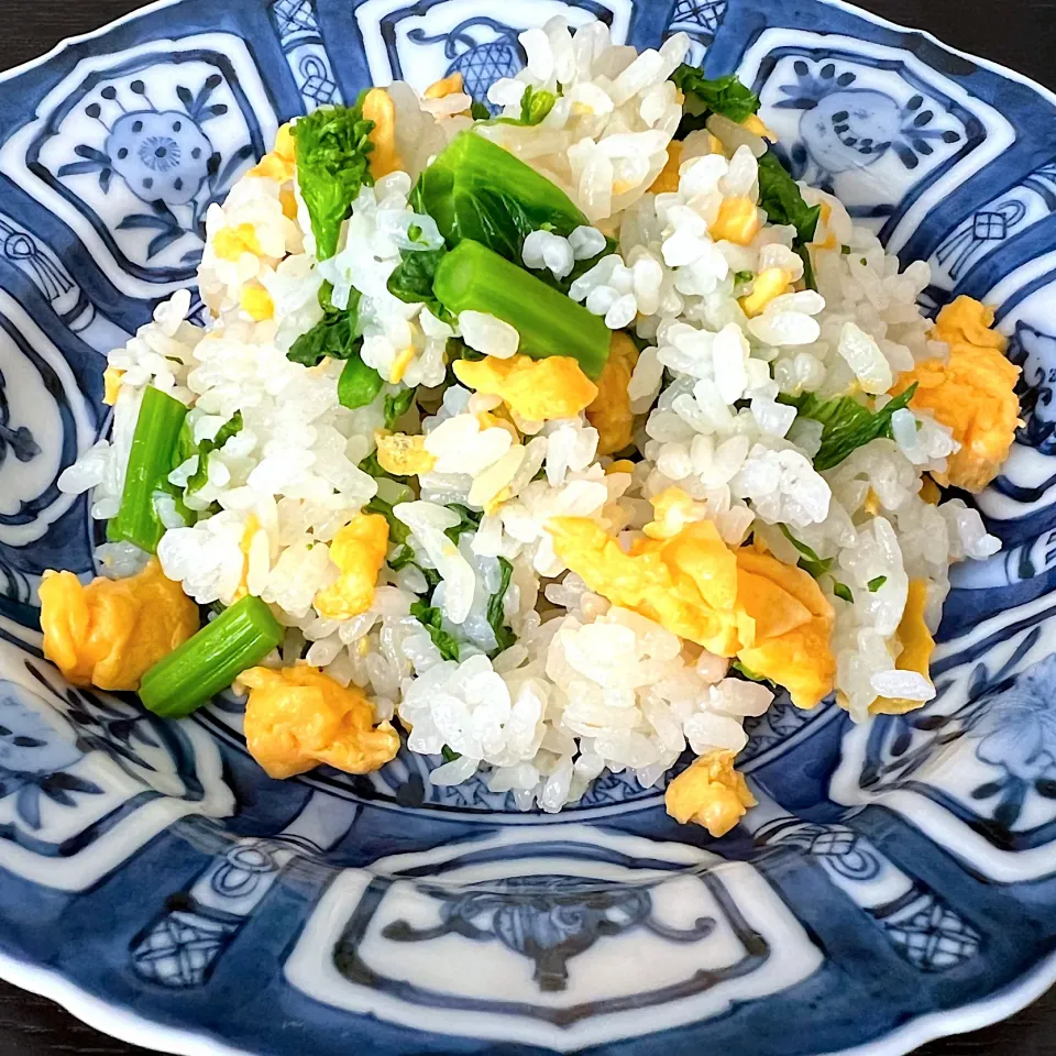 菜の花ご飯|ぴーまんさん