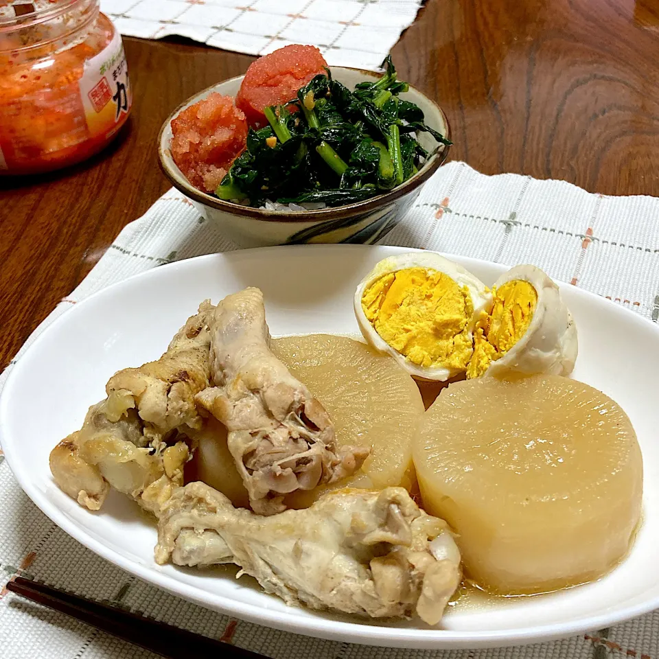 鶏手羽元大根煮|akkoさん