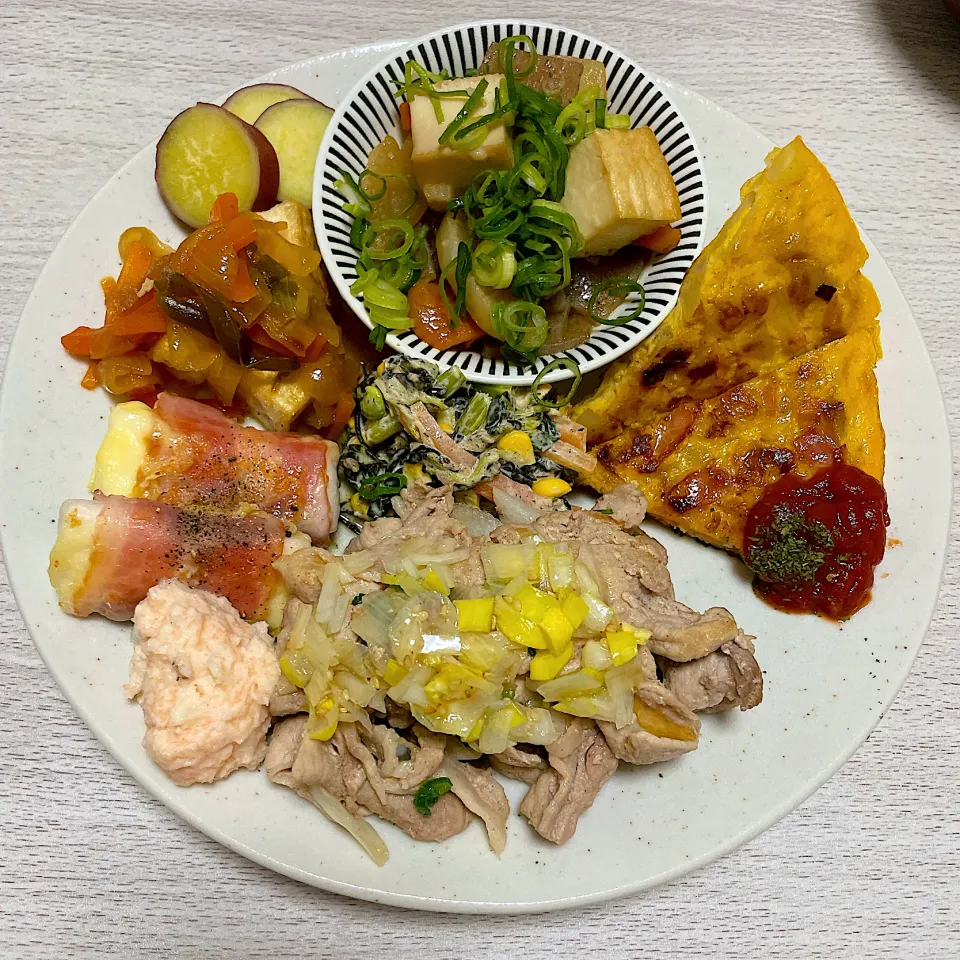 ワンプレート晩ご飯🍴😋|三日坊主ちゃん👽さん