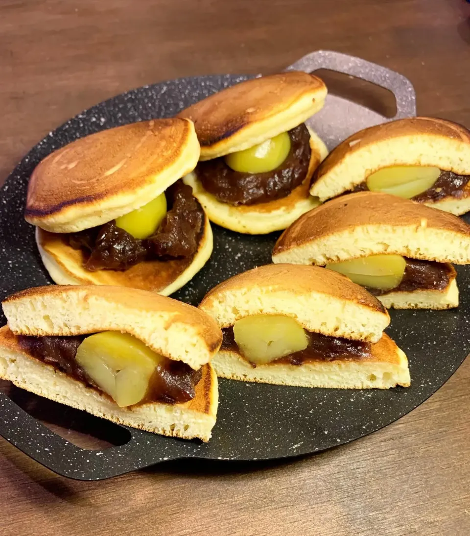 どら焼きの日❗️グリドルで焼きました🟠|みっこちゃんさん