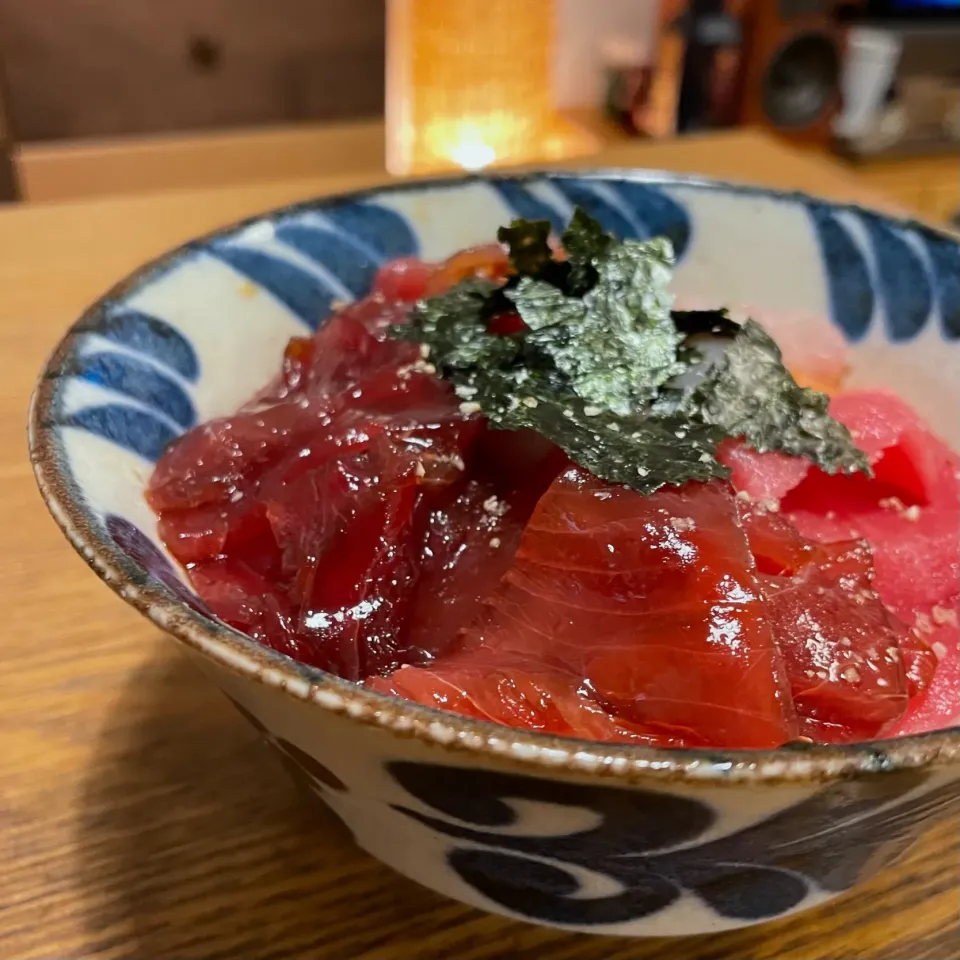 結果的にまぐろの漬け丼。。|いがをさん