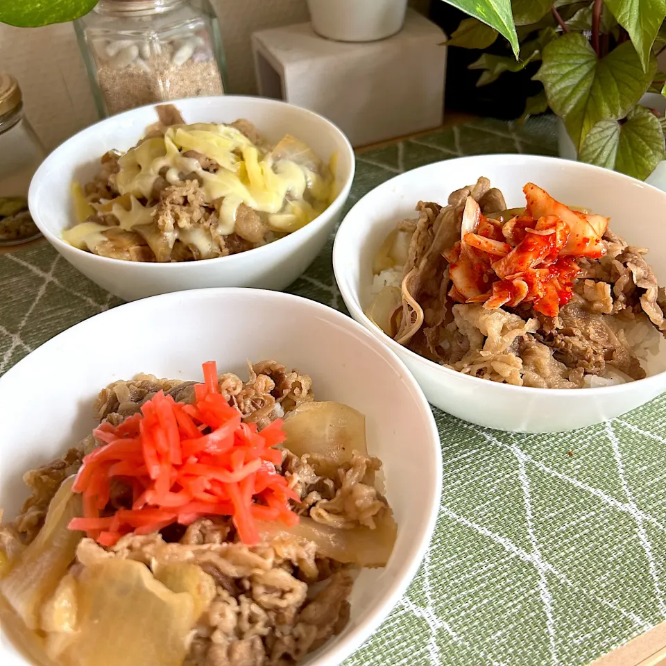 お好みトッピングで吉野家冷凍牛丼|だまさん