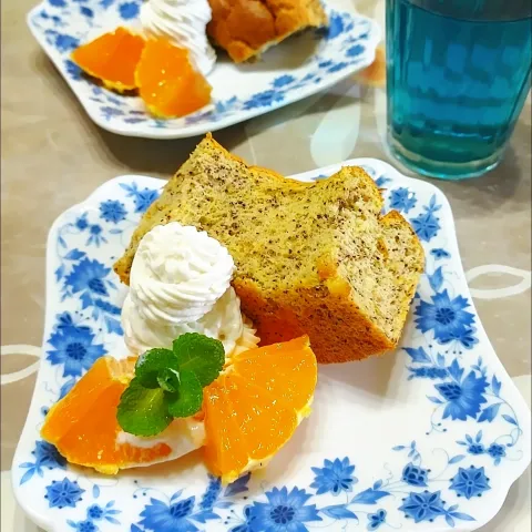 「プラス糀 糀甘酒LL ゆずブレンド」を使ってみたSnapdishの料理・レシピ写真:糀甘酒で紅茶のシフォン