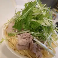 豚しゃぶ水菜パスタ|Fumiyaさん